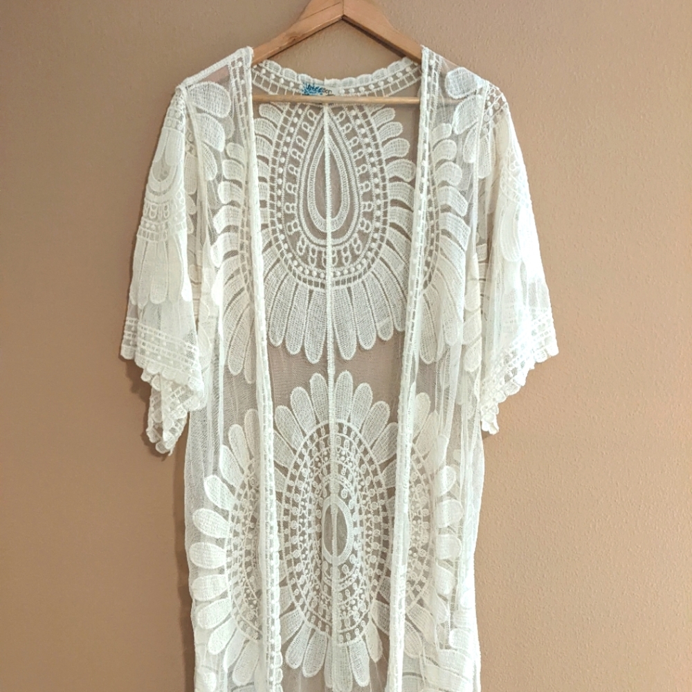 Lace Kimono Cardigan